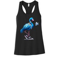 Flamingo Chucks And Pearls Comma La Kamala 2024 Women's Racerback Tank