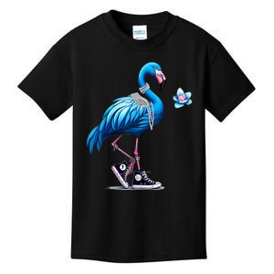 Flamingo Chucks And Pearls Comma La Kamala 2024 Kids T-Shirt