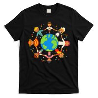 Funny Children Around The World Earth Day T-Shirt