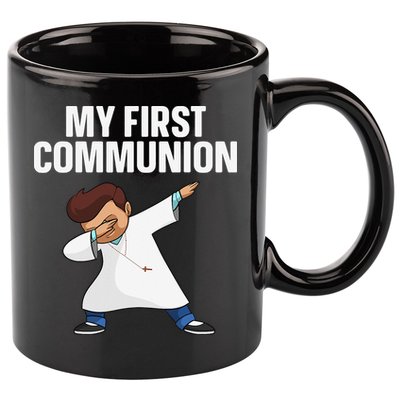 First Communion Art For 1st Holy Communion 11oz C Handle Ceramic Mug