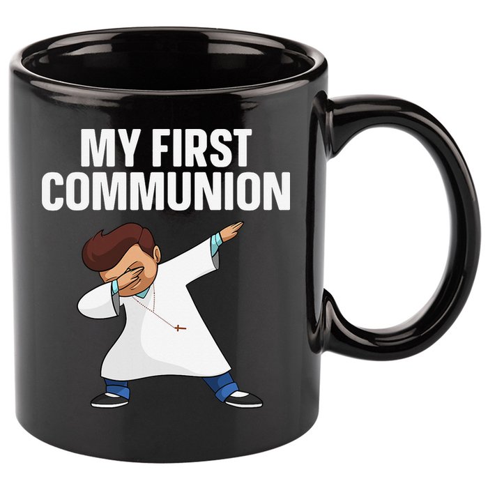 First Communion Art For 1st Holy Communion 11oz C Handle Ceramic Mug
