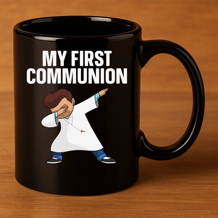 First Communion Art For 1st Holy Communion 11oz C Handle Ceramic Mug