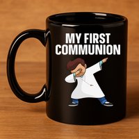 First Communion Art For 1st Holy Communion 11oz C Handle Ceramic Mug