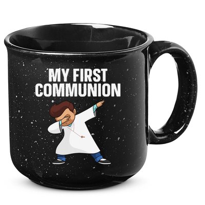 First Communion Art For 1st Holy Communion 15oz Campfire Ceramic Mug