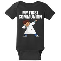 First Communion Art For 1st Holy Communion Baby Bodysuit