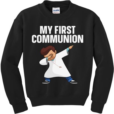 First Communion Art For 1st Holy Communion Kids Sweatshirt