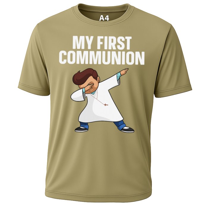 First Communion Art For 1st Holy Communion Cooling Performance Crew T-Shirt