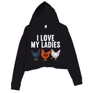 Funny Chicken Art Farming Chicken Farmer Crop Fleece Hoodie