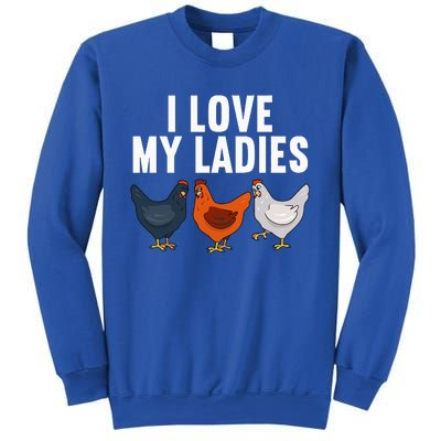 Funny Chicken Art Farming Chicken Farmer Sweatshirt