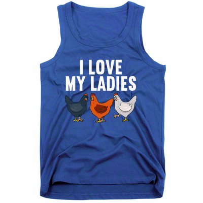 Funny Chicken Art Farming Chicken Farmer Tank Top