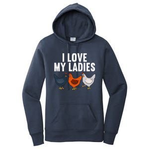 Funny Chicken Art Farming Chicken Farmer Women's Pullover Hoodie