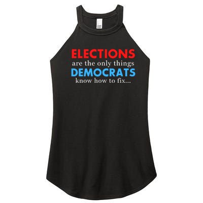 Funny Conservative Anti Biden Republican Women’s Perfect Tri Rocker Tank