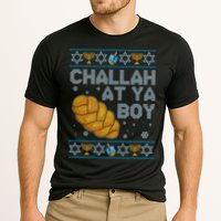 Funny Challah At Ya Boy Ugly Hanukkah Sweater Cooling Performance Crew T-Shirt