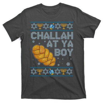 Funny Challah At Ya Boy Ugly Hanukkah Sweater T-Shirt