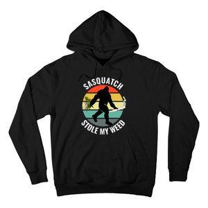 Funny Cannabis And Sci Fi 420 Sasquatch Stole My Weed Hoodie