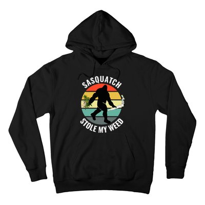 Funny Cannabis And Sci Fi 420 Sasquatch Stole My Weed Hoodie