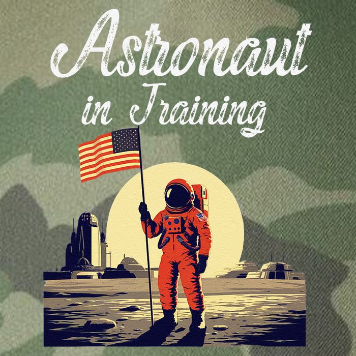Funny Cosmic Astronaut in Training for Space Missions Legacy Tie Dye Trucker Hat