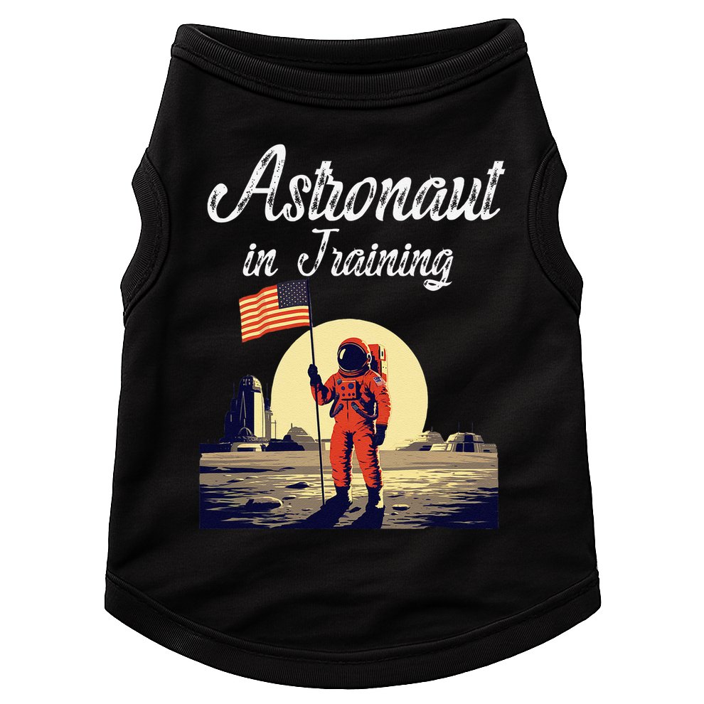 Funny Cosmic Astronaut in Training for Space Missions Doggie Tank