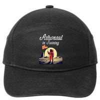 Funny Cosmic Astronaut in Training for Space Missions 7-Panel Snapback Hat