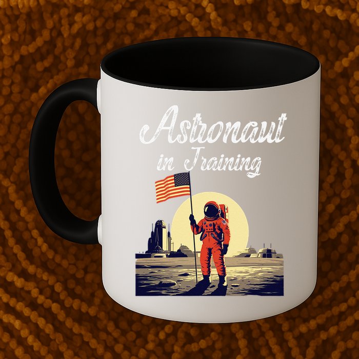 Funny Cosmic Astronaut in Training for Space Missions Mug