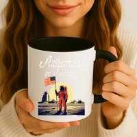Funny Cosmic Astronaut in Training for Space Missions Mug