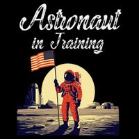Funny Cosmic Astronaut in Training for Space Missions 16 in Basic Backpack