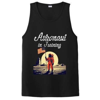 Funny Cosmic Astronaut in Training for Space Missions PosiCharge Competitor Tank