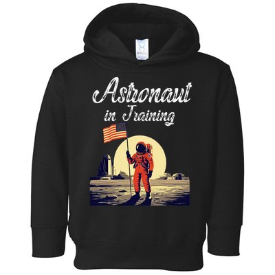 Funny Cosmic Astronaut in Training for Space Missions Toddler Hoodie