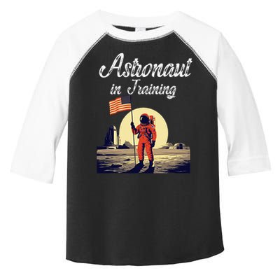 Funny Cosmic Astronaut in Training for Space Missions Toddler Fine Jersey T-Shirt