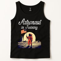 Funny Cosmic Astronaut in Training for Space Missions Tank Top