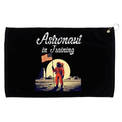 Funny Cosmic Astronaut in Training for Space Missions Grommeted Golf Towel