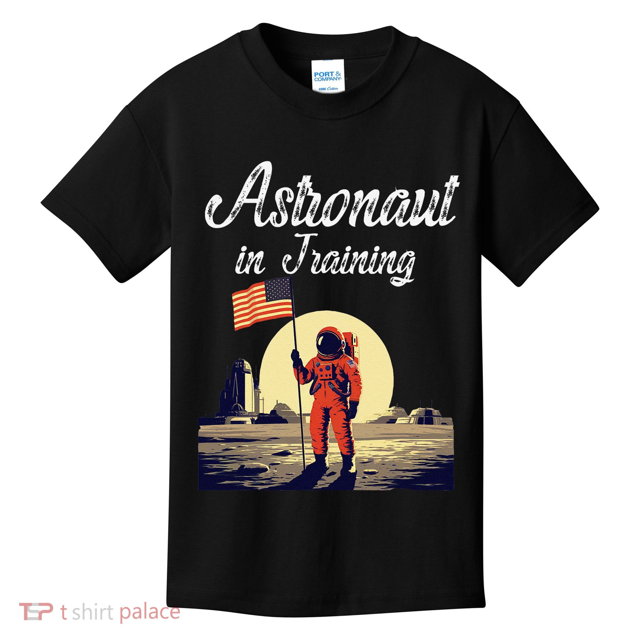 Funny Cosmic Astronaut in Training for Space Missions Kids T-Shirt
