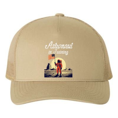 Funny Cosmic Astronaut in Training for Space Missions Yupoong Adult 5-Panel Trucker Hat
