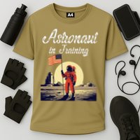 Funny Cosmic Astronaut in Training for Space Missions Performance Shirt