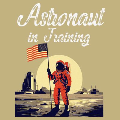 Funny Cosmic Astronaut in Training for Space Missions T-Shirt