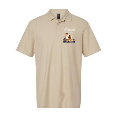Funny Cosmic Astronaut in Training for Space Missions Polo