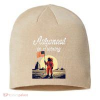Funny Cosmic Astronaut in Training for Space Missions Sustainable Beanie