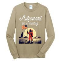 Funny Cosmic Astronaut in Training for Space Missions Tall Long Sleeve T-Shirt