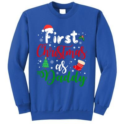 First Christmas As Daddy New Parents Christmas Xmas Dad Great Gift Sweatshirt