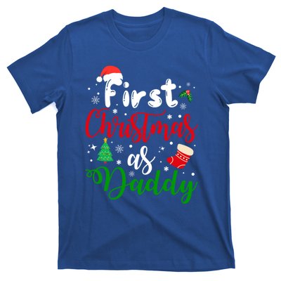 First Christmas As Daddy New Parents Christmas Xmas Dad Great Gift T-Shirt