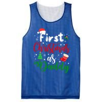 First Christmas As Daddy New Parents Christmas Xmas Dad Great Gift Mesh Reversible Basketball Jersey Tank