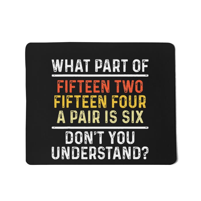 Funny Cribbage Art For Women Board Game Cribbage Player Mousepad