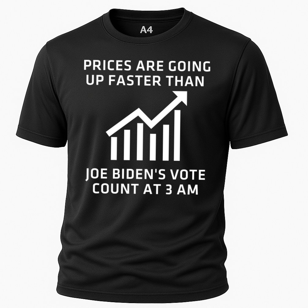 Funny Conservative Anti Joe Biden Inflation Cooling Performance Crew T-Shirt