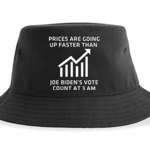 Funny Conservative Anti Joe Biden Inflation Sustainable Bucket Hat