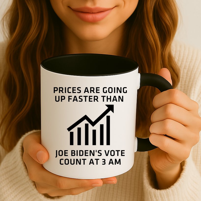 Funny Conservative Anti Joe Biden Inflation Mug