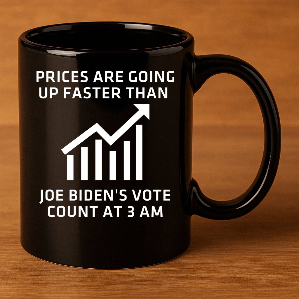 Funny Conservative Anti Joe Biden Inflation 11oz C Handle Ceramic Mug