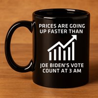 Funny Conservative Anti Joe Biden Inflation 11oz C Handle Ceramic Mug