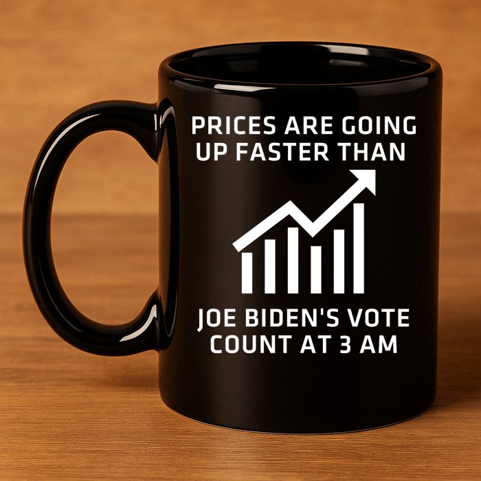 Funny Conservative Anti Joe Biden Inflation 11oz C Handle Ceramic Mug