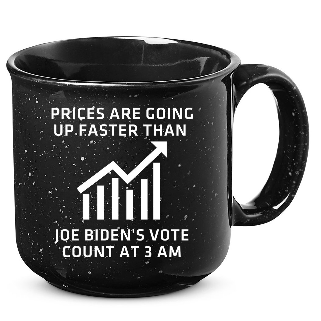 Funny Conservative Anti Joe Biden Inflation 15oz Campfire Ceramic Mug
