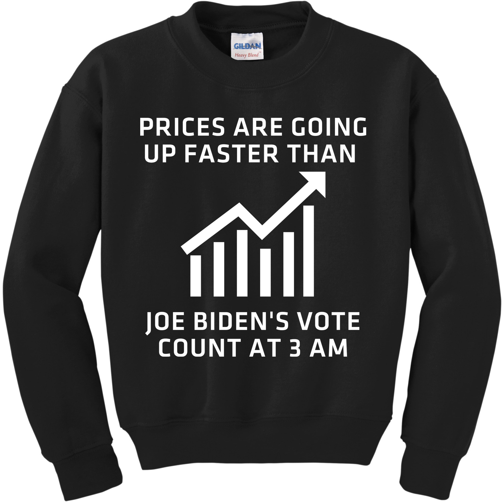 Funny Conservative Anti Joe Biden Inflation Kids Sweatshirt